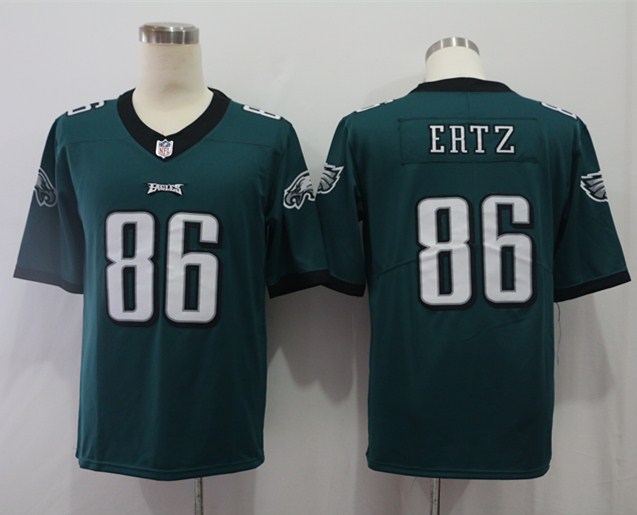 Men's Philadelphia Eagles Zach Ertz #86 Midnight Green Jersey